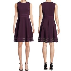 Calvin Klein Purple Sleeveless Dress